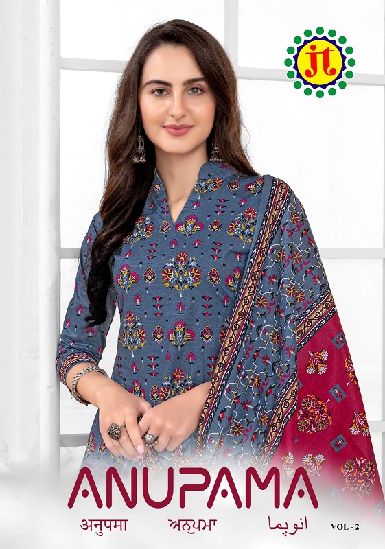 JT Anupama Vol-2 Cotton Designer Patiyala Dress Material